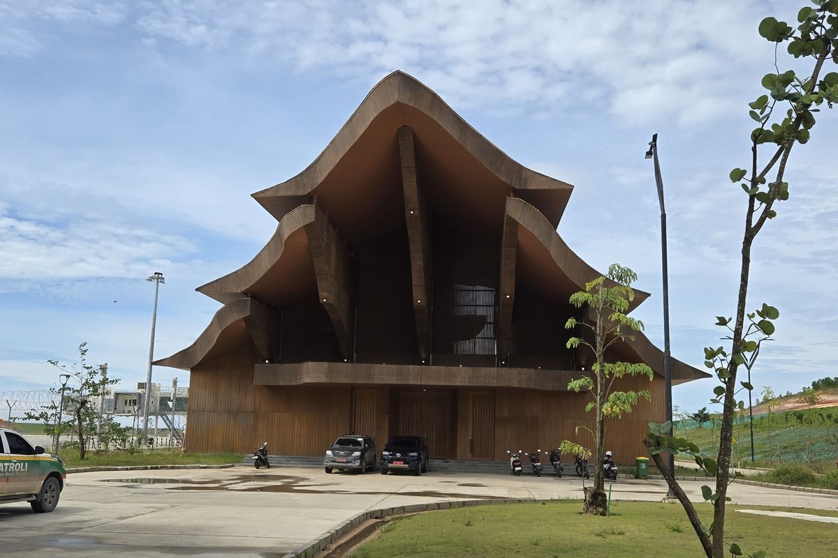Tampak luar BANDARA VVIP IKN SISI DARAT